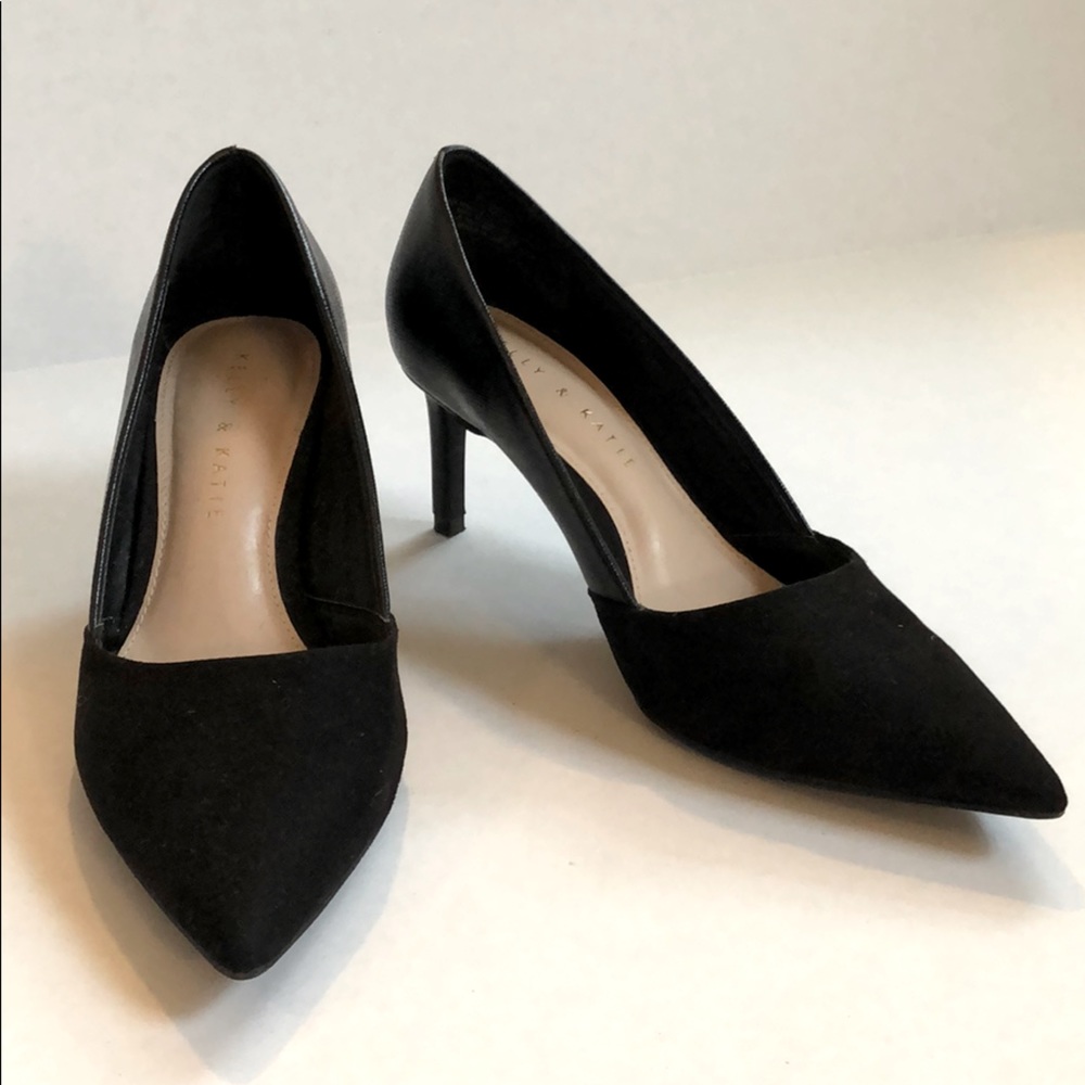 Kelly & Katie Black Heels 7.5